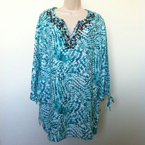 STYLE & CO. | Bohemian V-Neck Tunic Size 18W